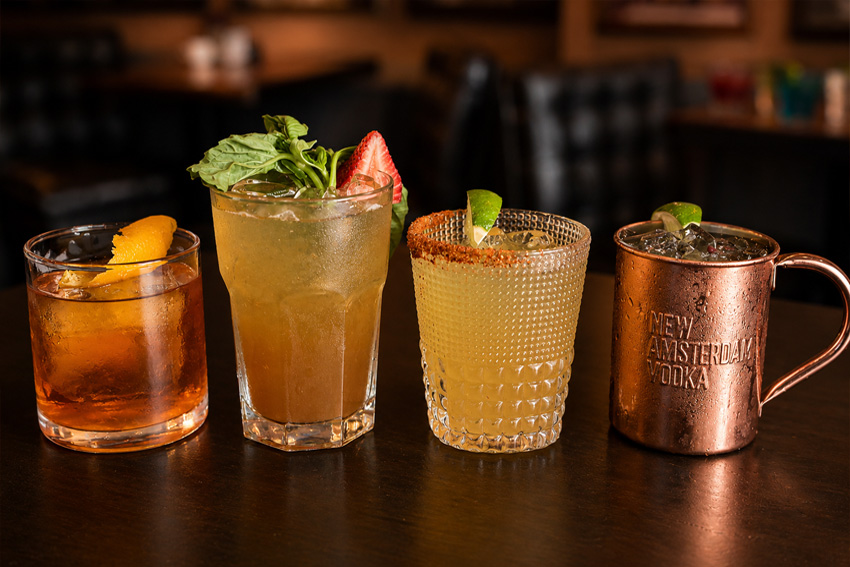 Hand-shaken cocktails