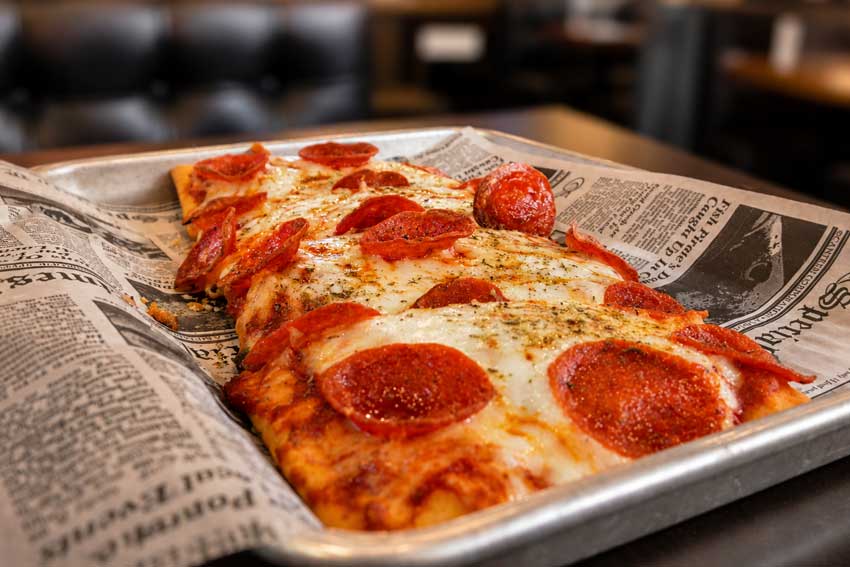 Maris flatbread pizza