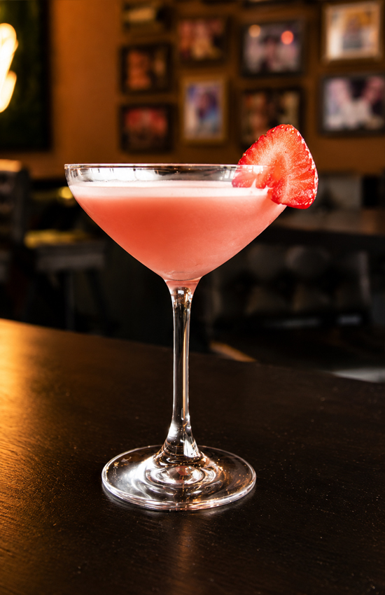 Lavender rose martini
